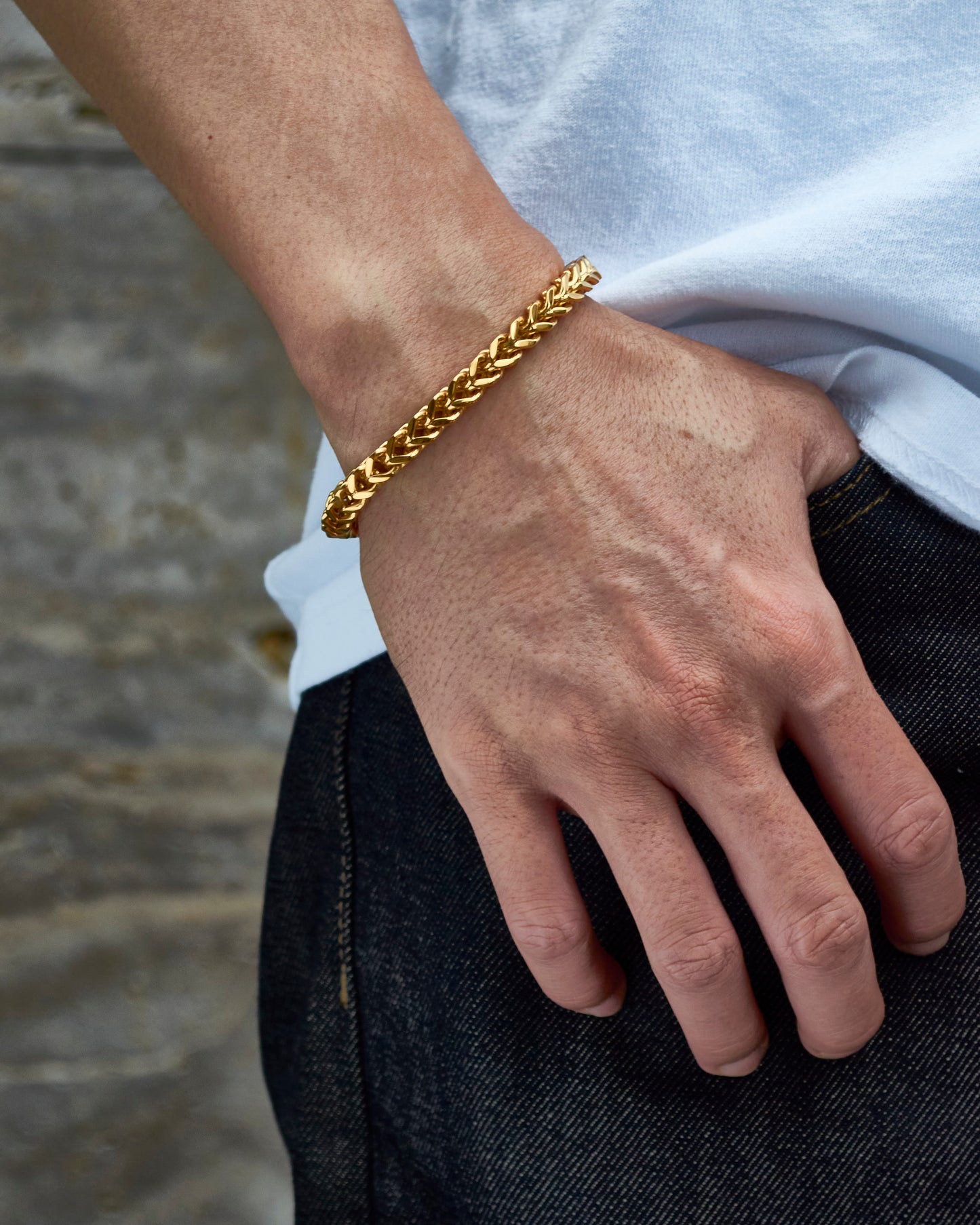 Titanium Steel Cuban Link Bracelet