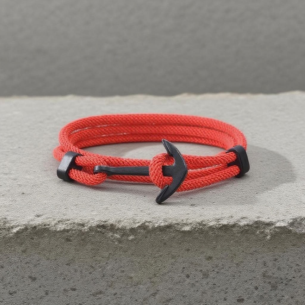 Hand Rope Stainless Steel Bracelet