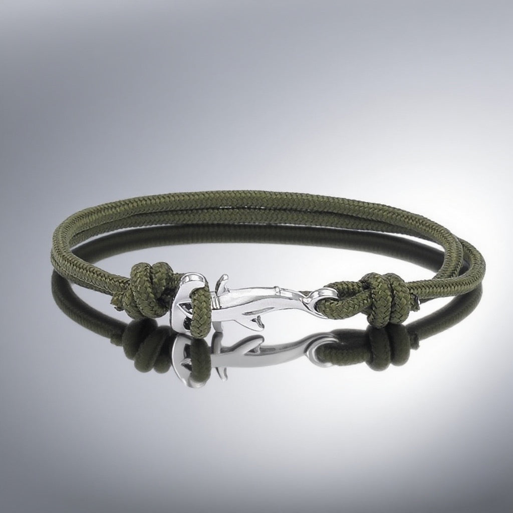 Hand Rope Stainless Steel Bracelet