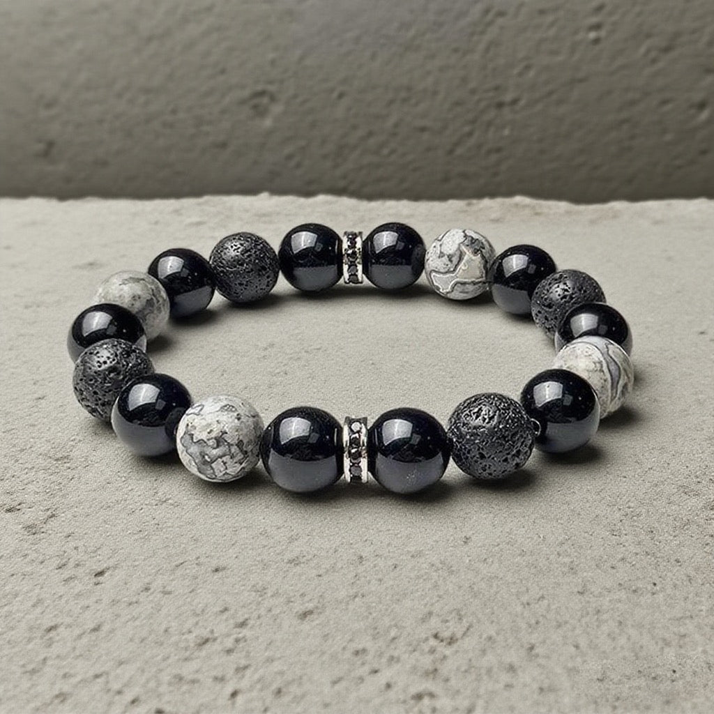 Protection Charm Handmade Stretch Bracelet