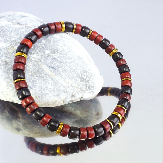 Rooted Realm Natural Sandalwood Bracelet (7mm)