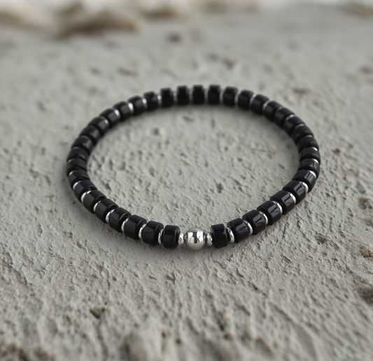 Black Agate Bracelet(6mm)