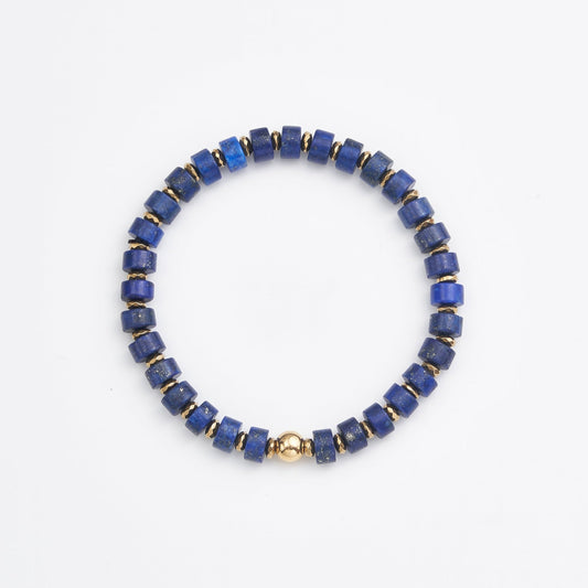 Lumen Lines Lapis Lazuli Bracelet (6mm）