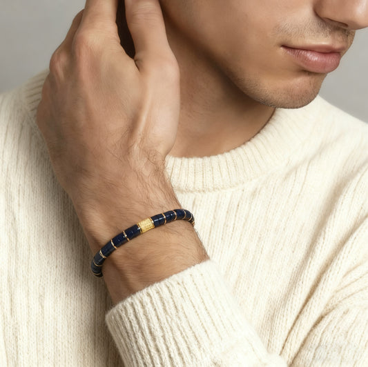 Black Agate Bracelet 6mm