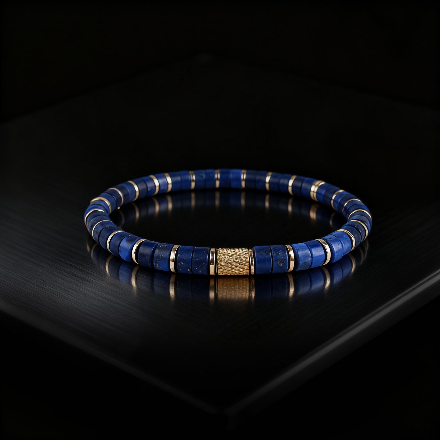 Dainty Lapis Lazuli Bracelet 6mm