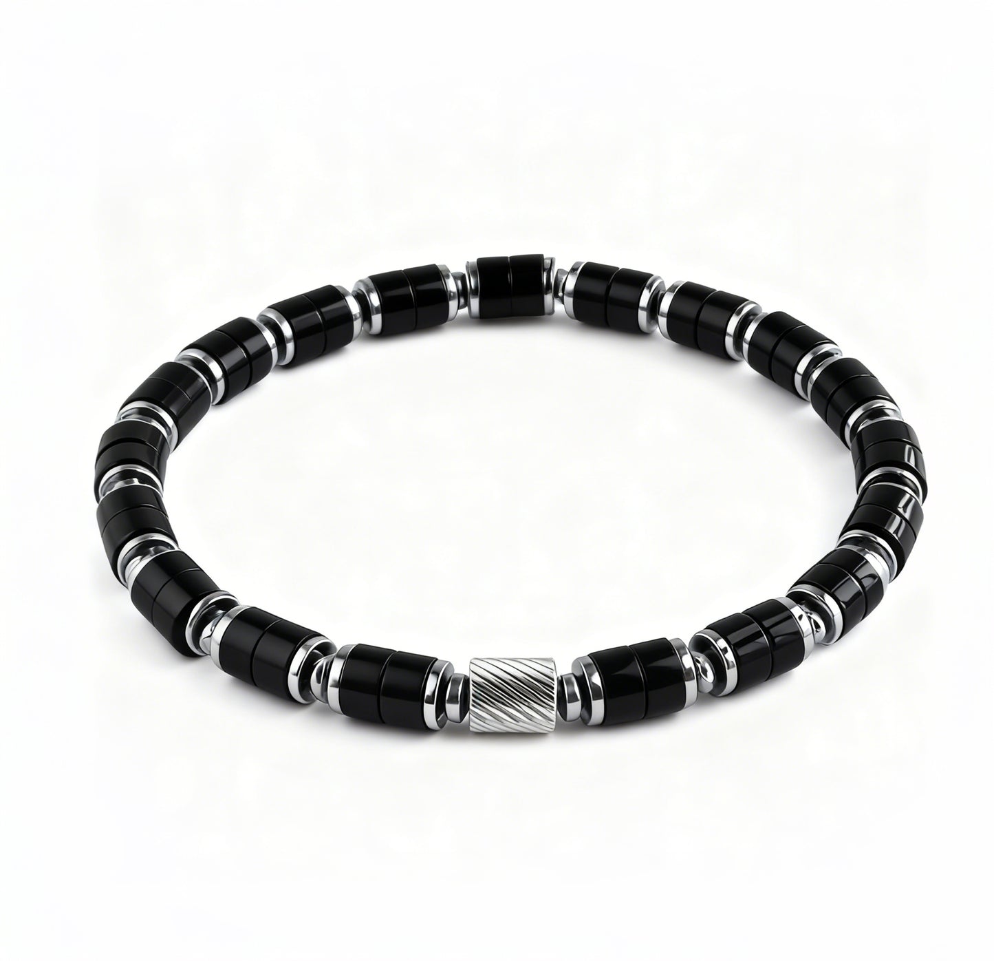 Black Onyx Agate Bracelet 6mm