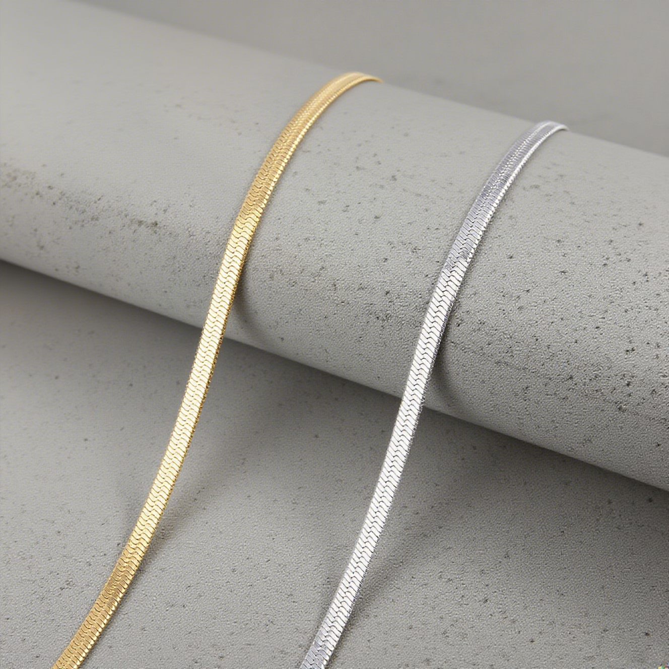 Stainless Steel Layered Necklace Set