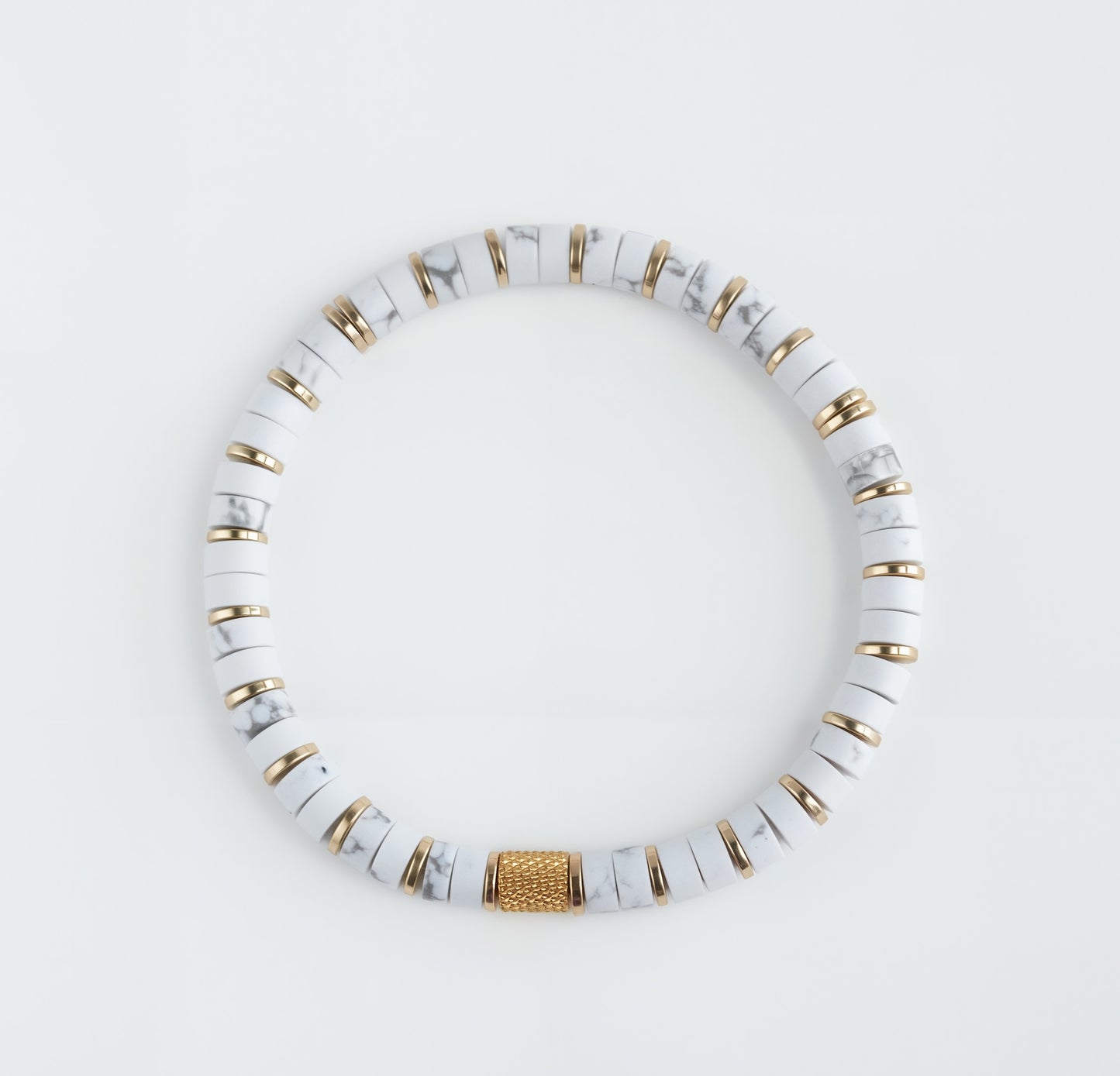 Dainty Howlite Bracelet 6mm