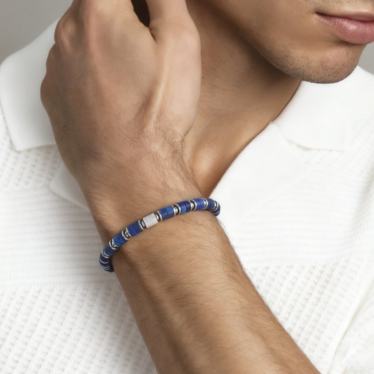 Dainty Lapis Lazuli Bracelet 6mm