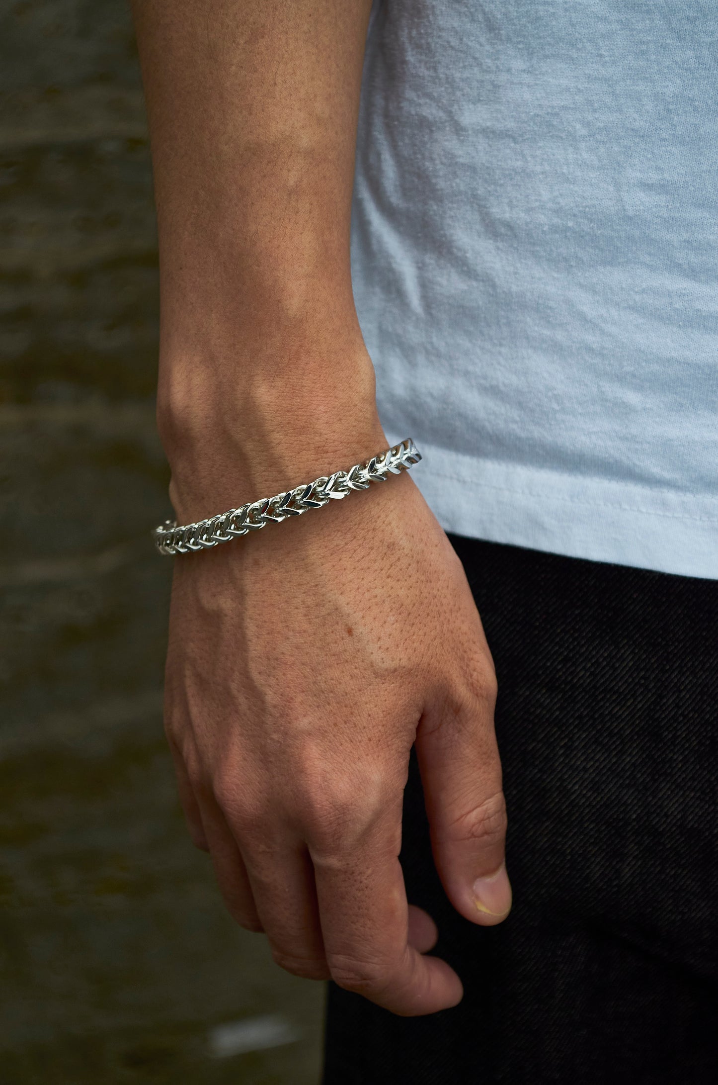 Titanium Steel Cuban Link Bracelet