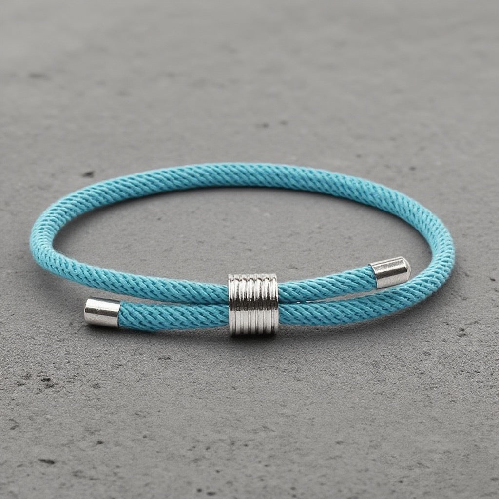 Hand Rope Stainless Steel Bracelet