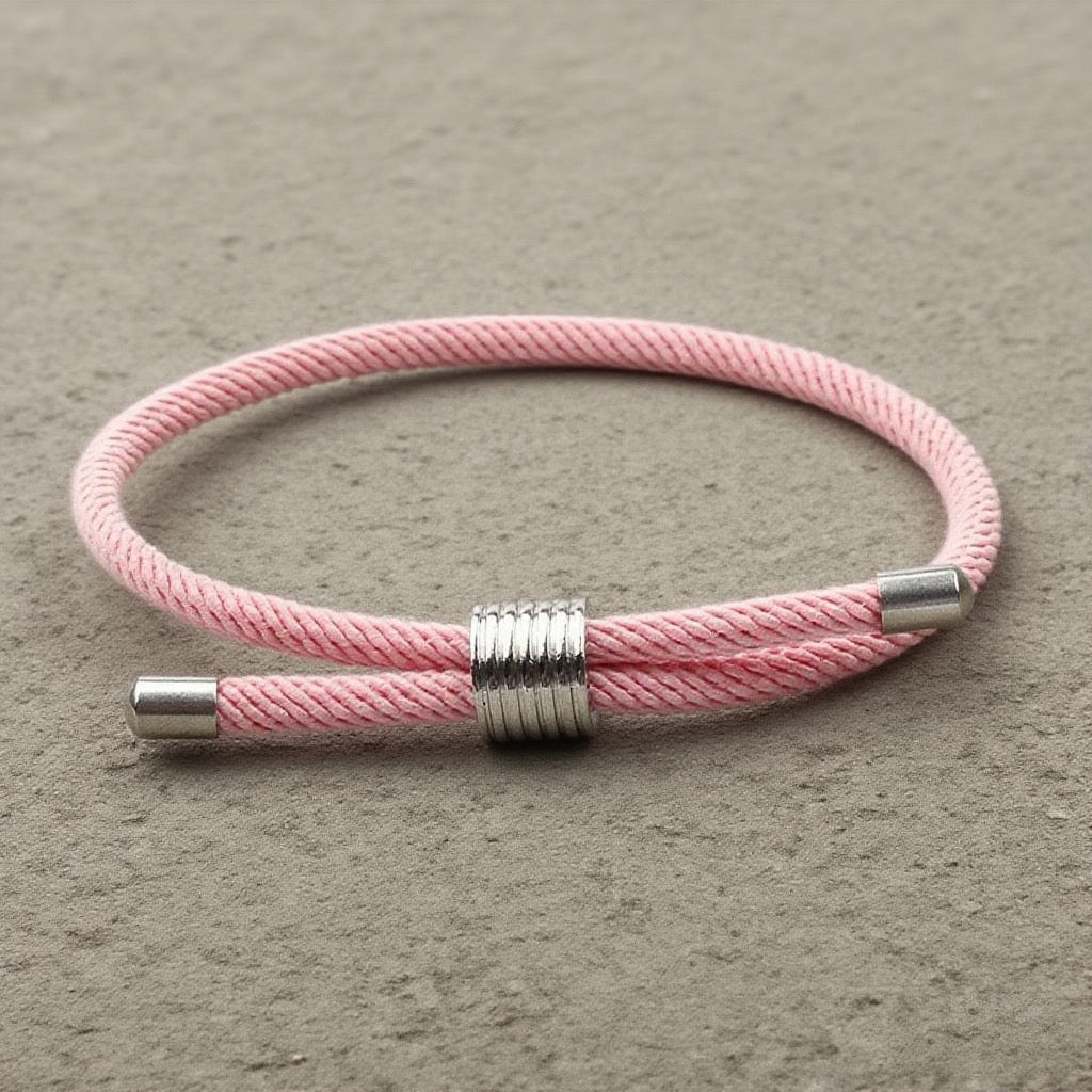 Hand Rope Stainless Steel Bracelet
