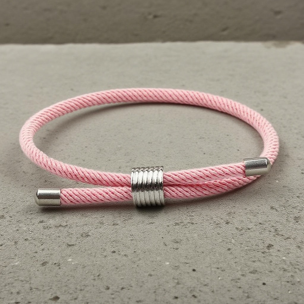 Hand Rope Stainless Steel Bracelet