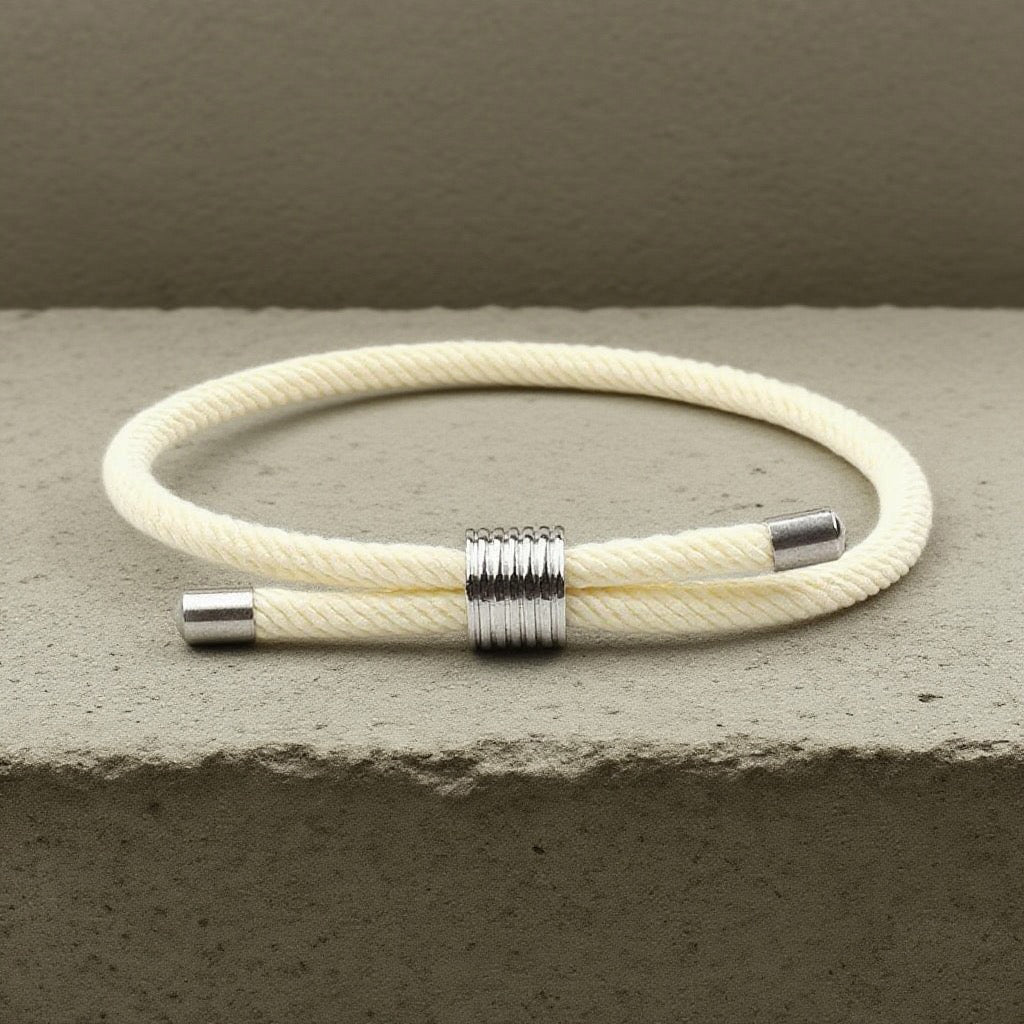 Hand Rope Stainless Steel Bracelet