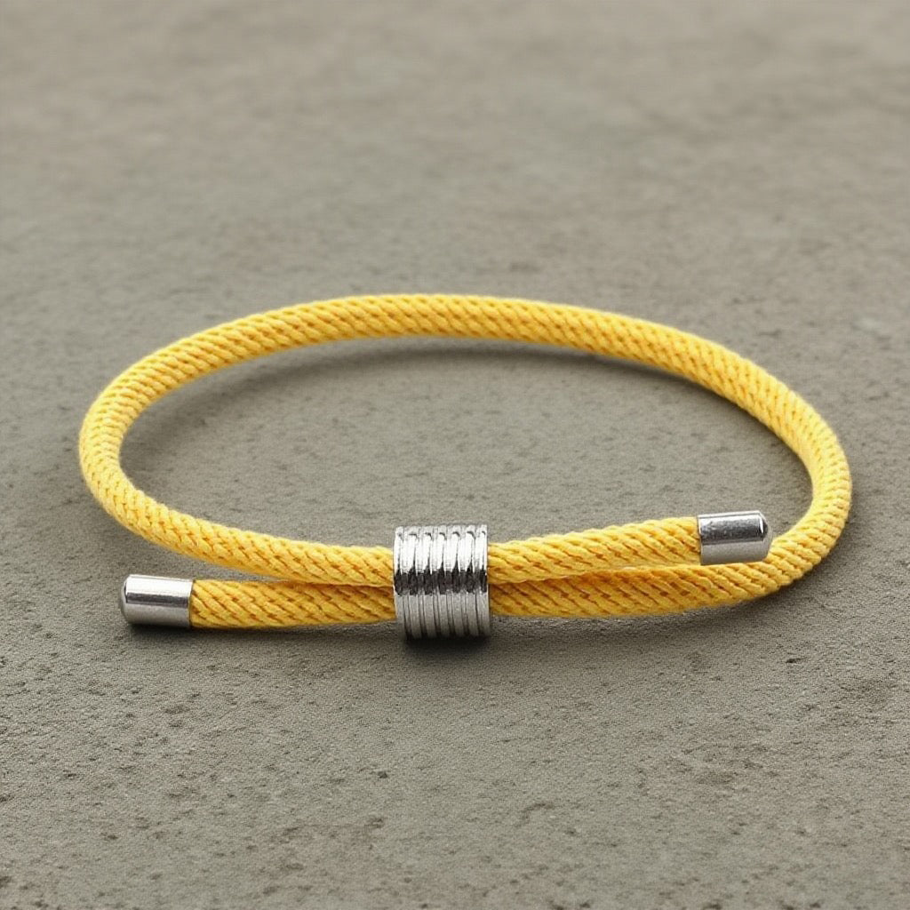 Hand Rope Stainless Steel Bracelet