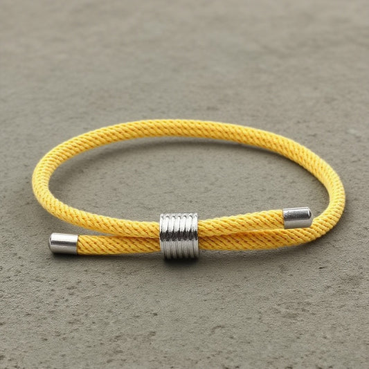 Hand Rope Stainless Steel Bracelet