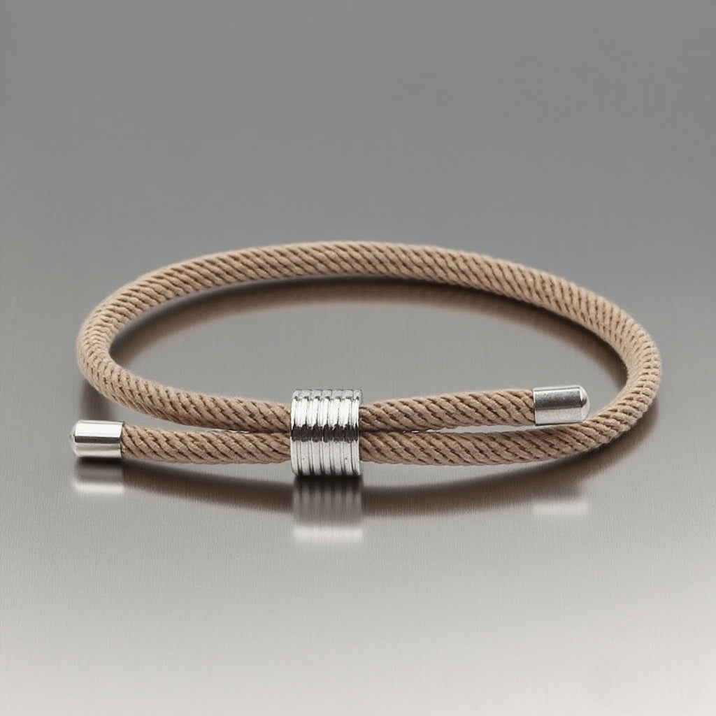 Hand Rope Stainless Steel Bracelet