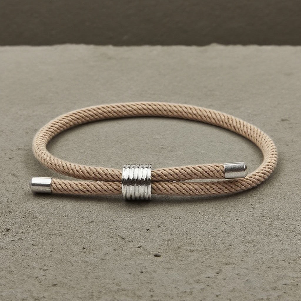Hand Rope Stainless Steel Bracelet