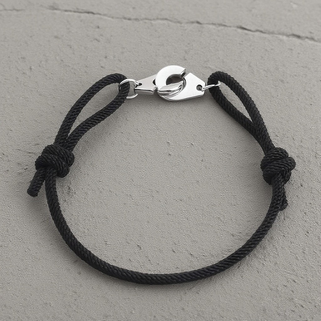 Hand Rope Stainless Steel Bracelet