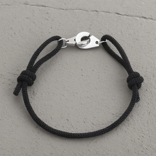 Hand Rope Stainless Steel Bracelet