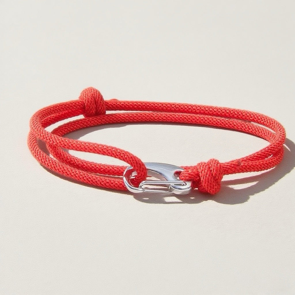 Hand Rope Stainless Steel Bracelet