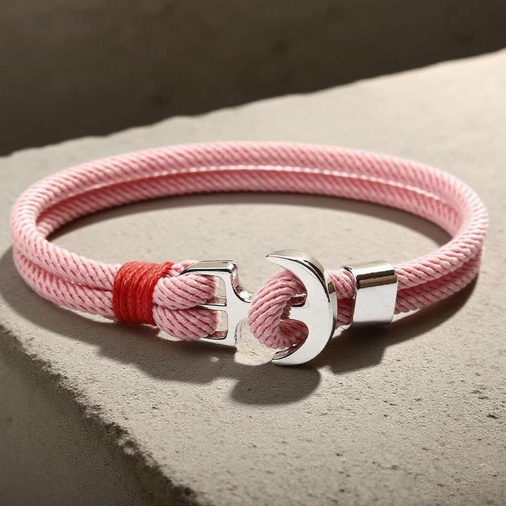 Hand Rope Stainless Steel Bracelet