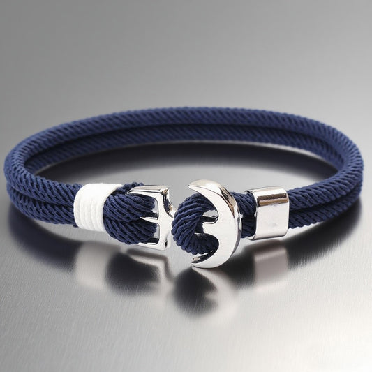 Hand Rope Stainless Steel Bracelet