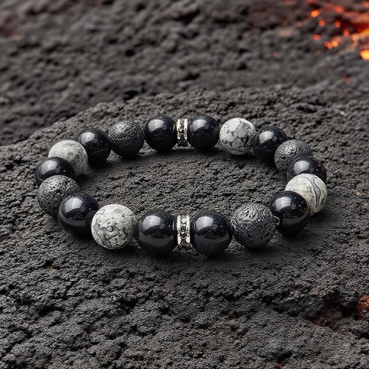 Protection Charm Handmade Stretch Bracelet