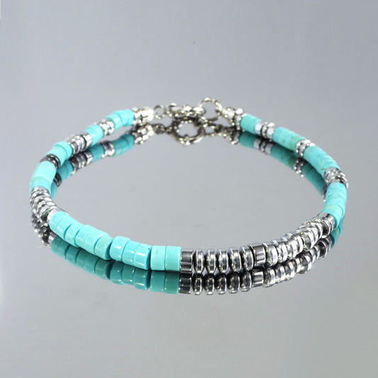 Turquoise Dainty Bracelet(4mm)