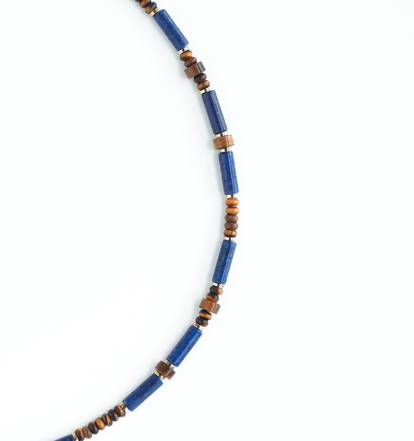 Lapis Lazuli & Tiger Eye Necklace