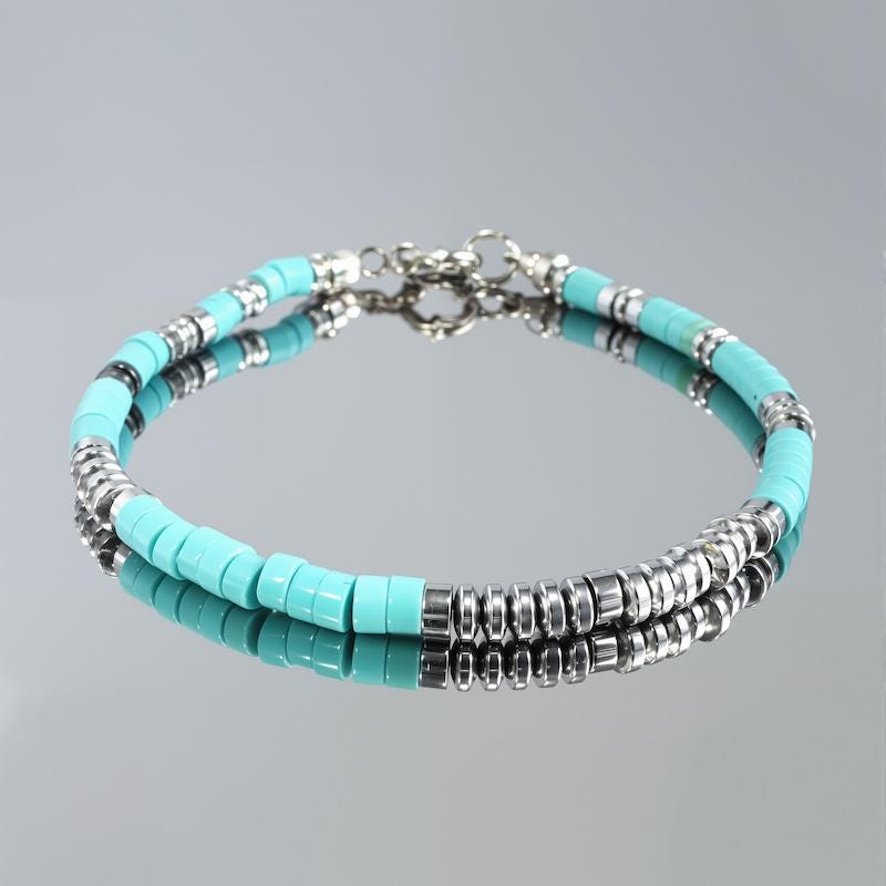 Dainty Turquoise Lobster Clasp Bracelet