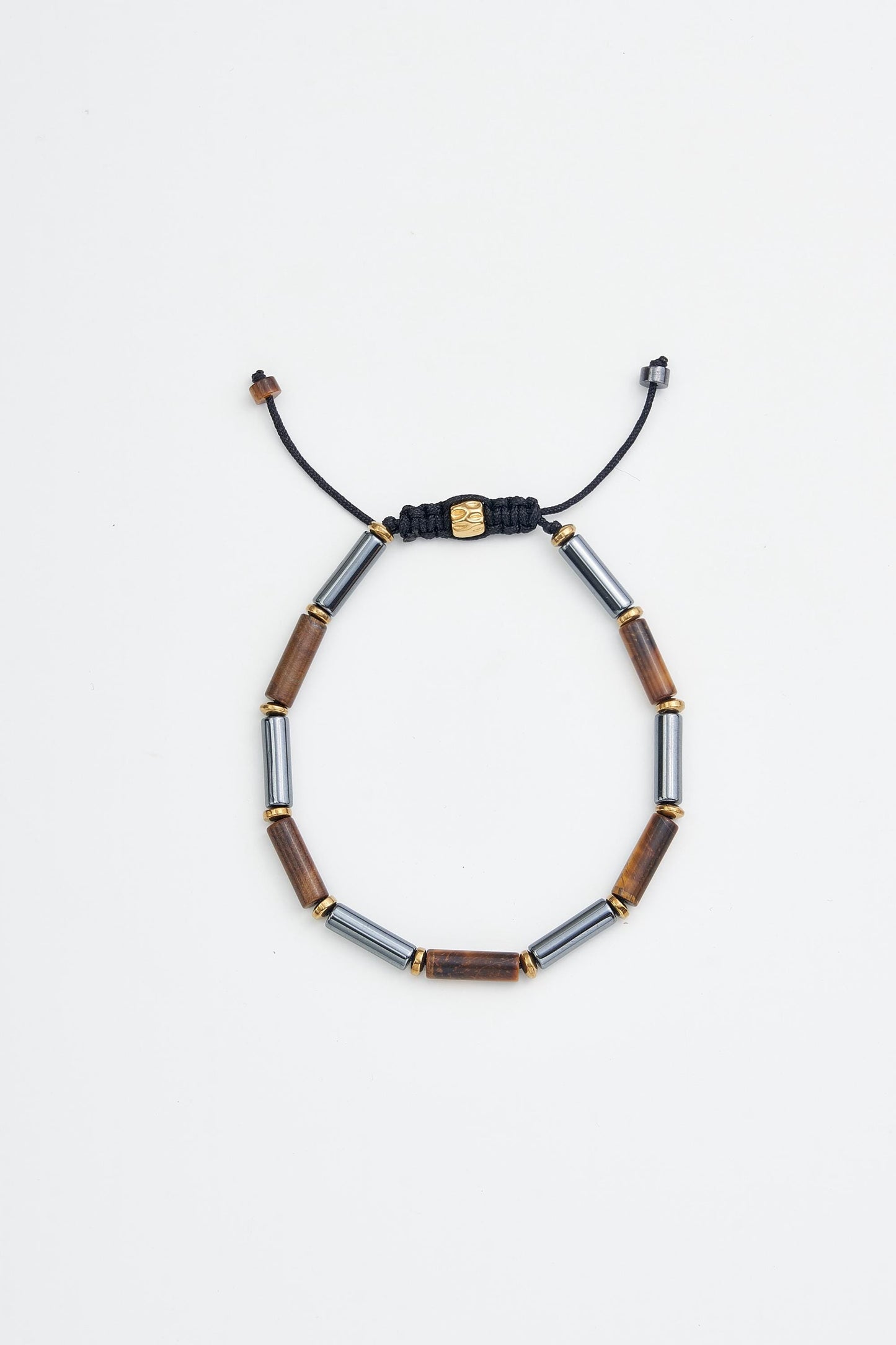 Tiger's Eye & Black Onyx Bracelet