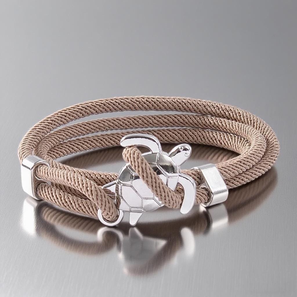 Guardian Shell Adjustable Braided Rope Bracelet