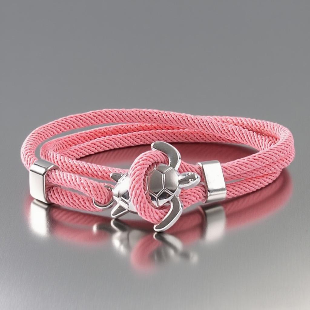 Guardian Shell Adjustable Braided Rope Bracelet