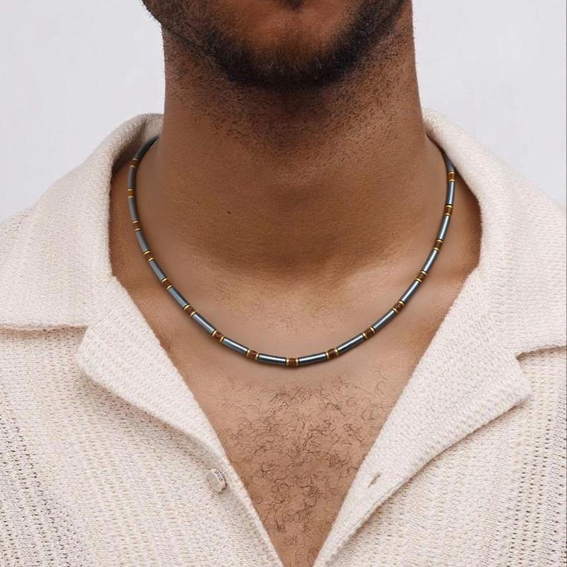 Hematite & Tiger Eye Necklace