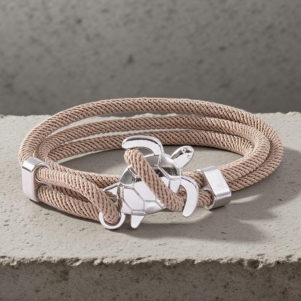 Guardian Shell Adjustable Braided Rope Bracelet