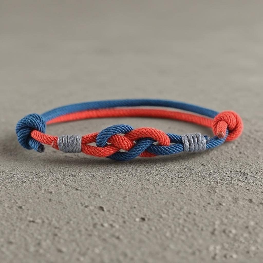 Hercules Knot Adjustable Braided Rope Bracelet