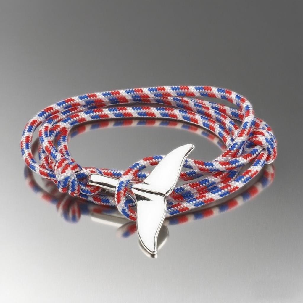 Ocean Guardian Adjustable Braided Rope Bracelet