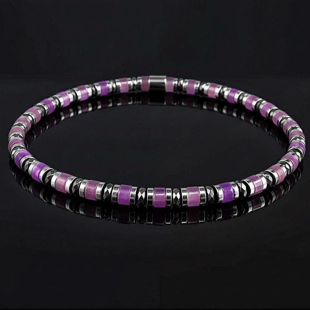 Dainty Amethyst Gold Plated Bracelet