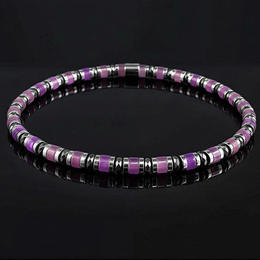 Dainty Amethyst Gold Plated Bracelet