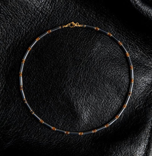 Hematite & Tiger Eye Necklace