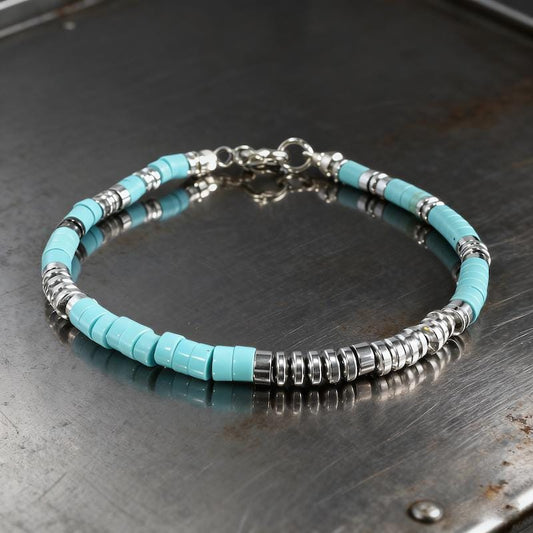 Dainty Turquoise Lobster Clasp Bracelet
