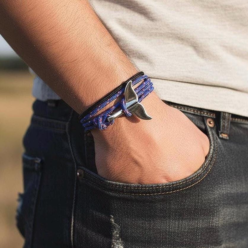 Ocean Guardian Adjustable Braided Rope Bracelet