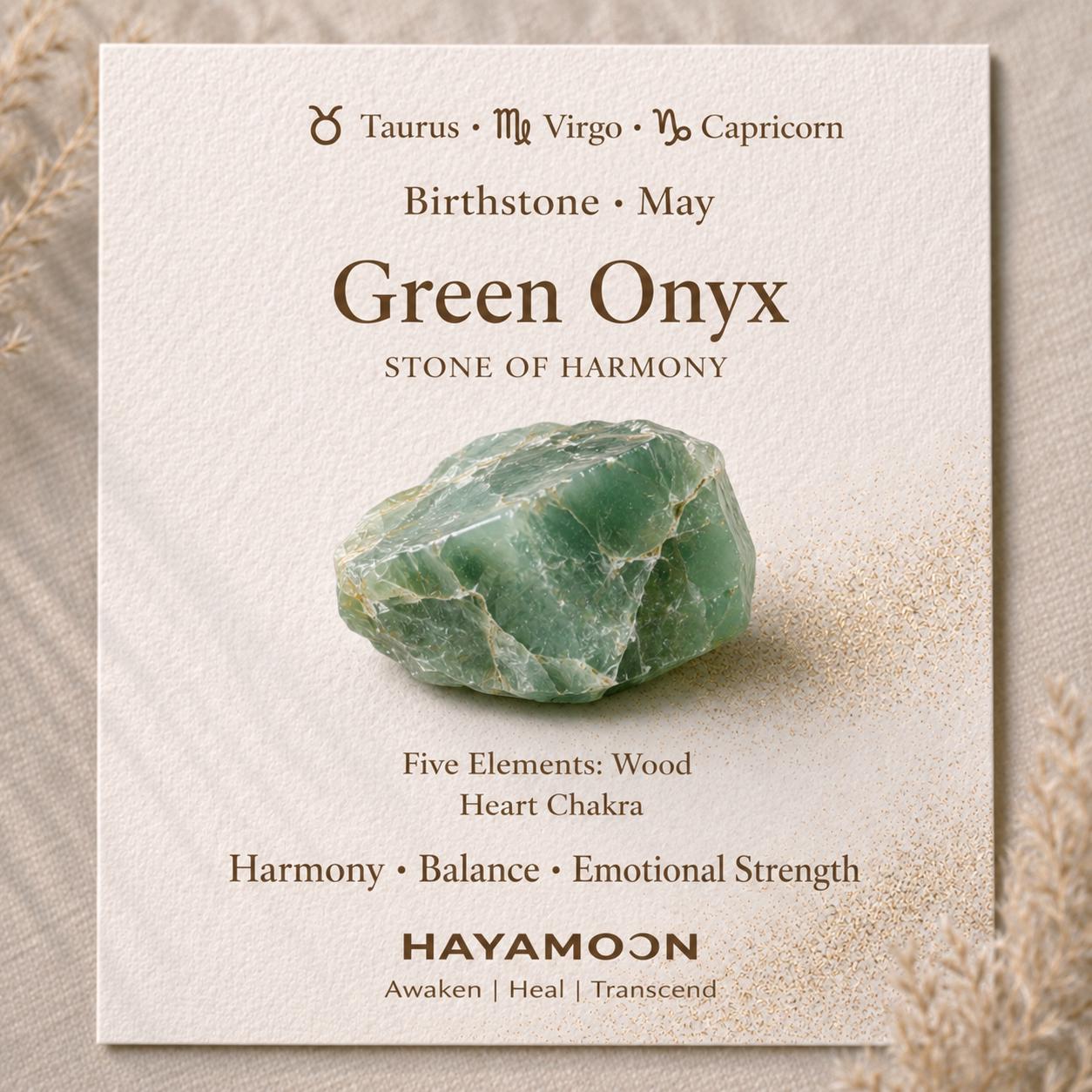 Natural A+ Green Onyx | Gemstone Bracelet｜Stretch Bracelet｜Gift for Him | graduation gift