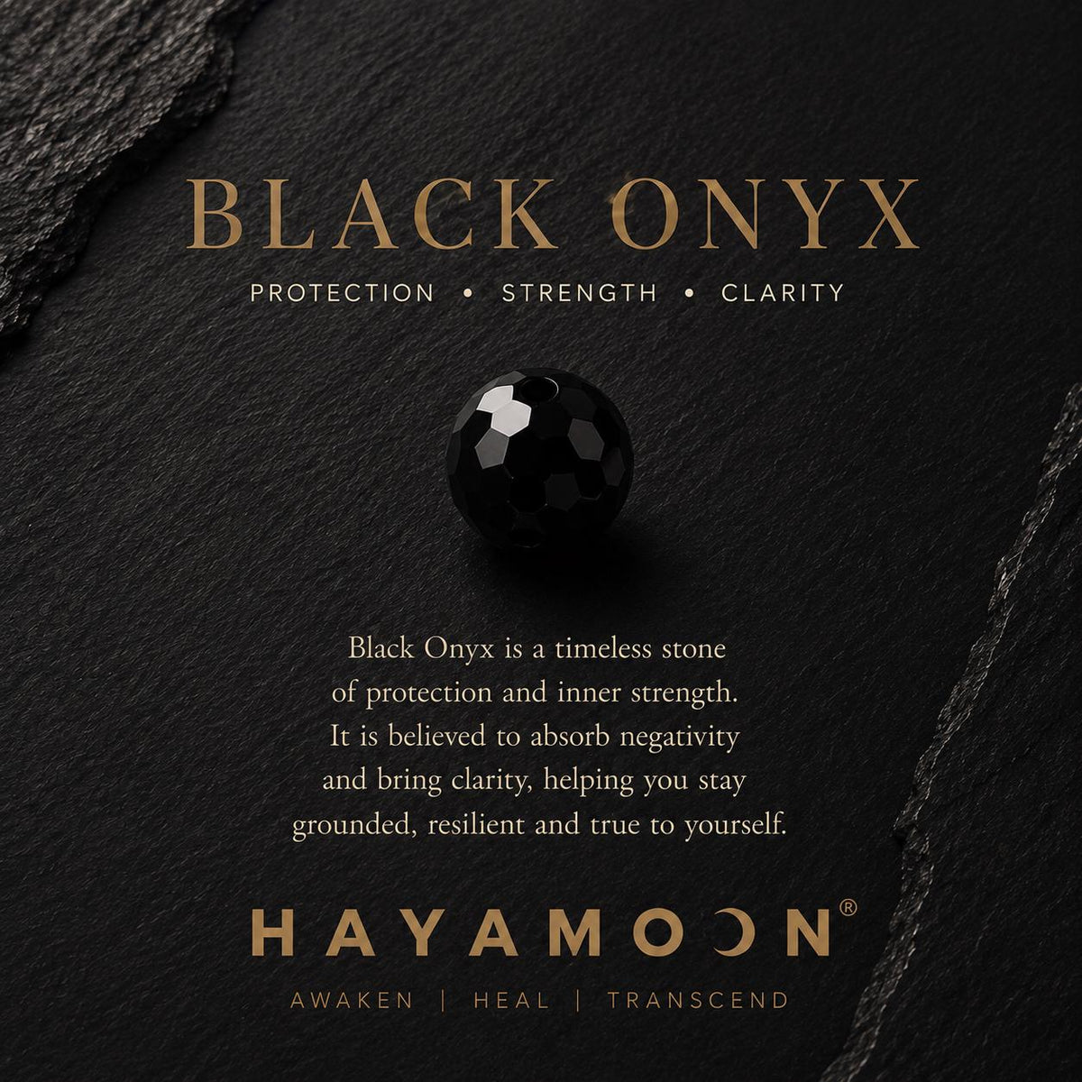 Midnight Armor | Black Onyx Faceted Bracelet | Modern Edge Jewelry __etsy:8409531028